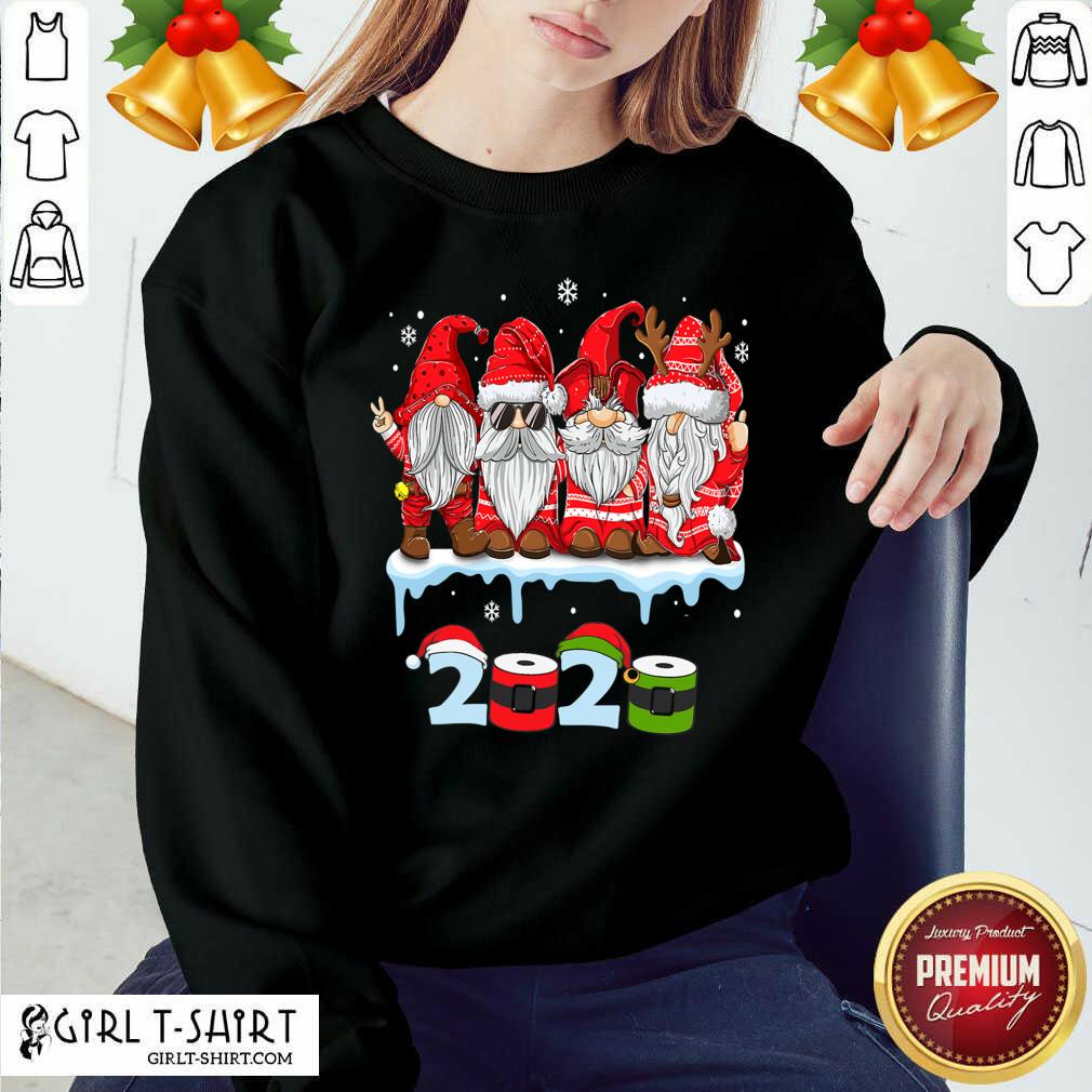 Wonder Merry Christmas Gnomes Wear Mask 2020 Quarantine Xmas Shirt - Image 4