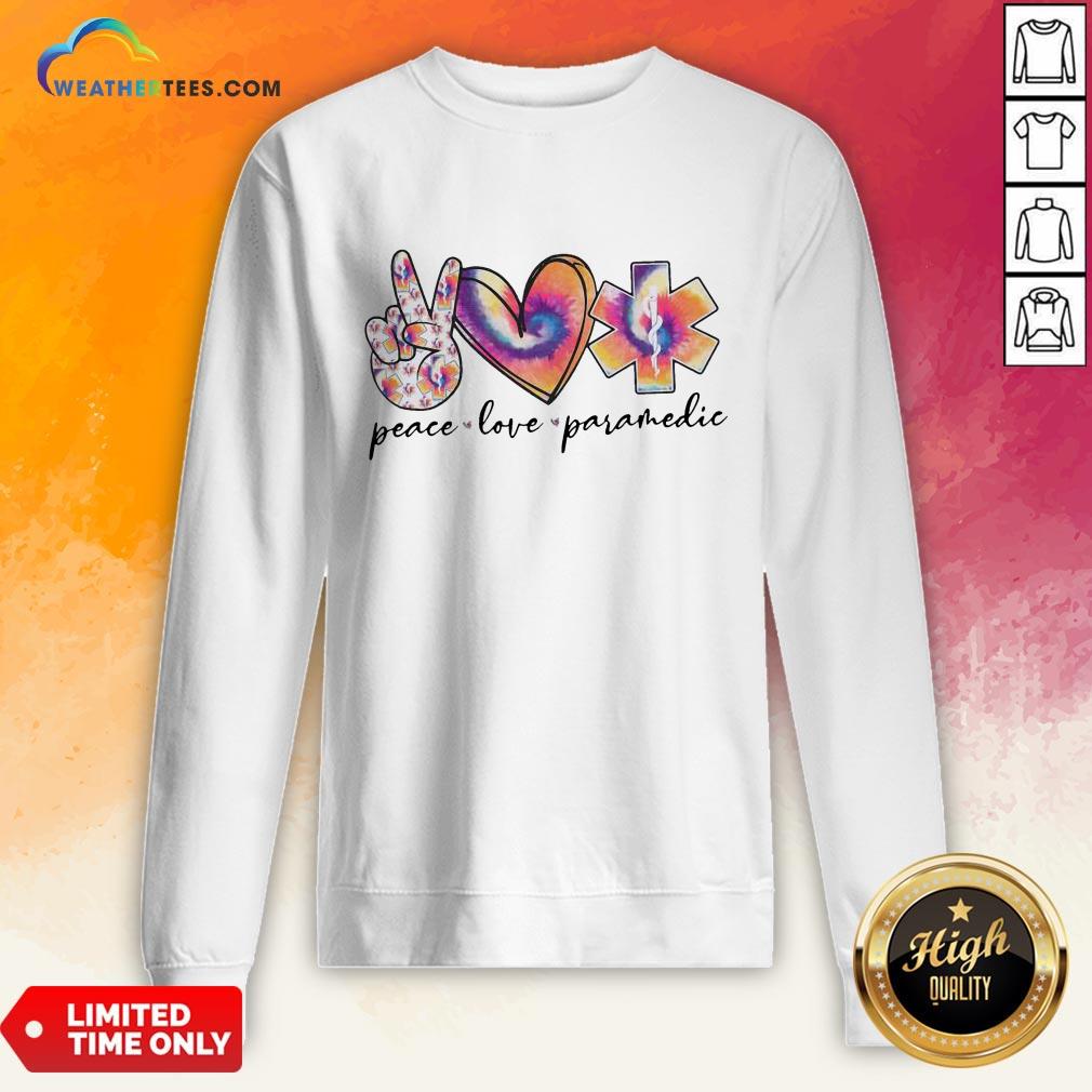 Wonder Peace Love Paramedic Colorful Shirt - Image 4