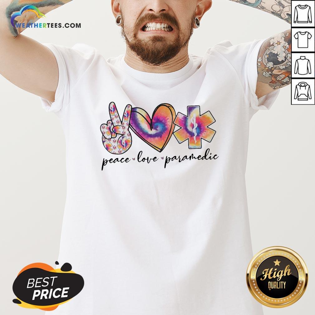 Wonder Peace Love Paramedic Colorful Shirt - Image 2