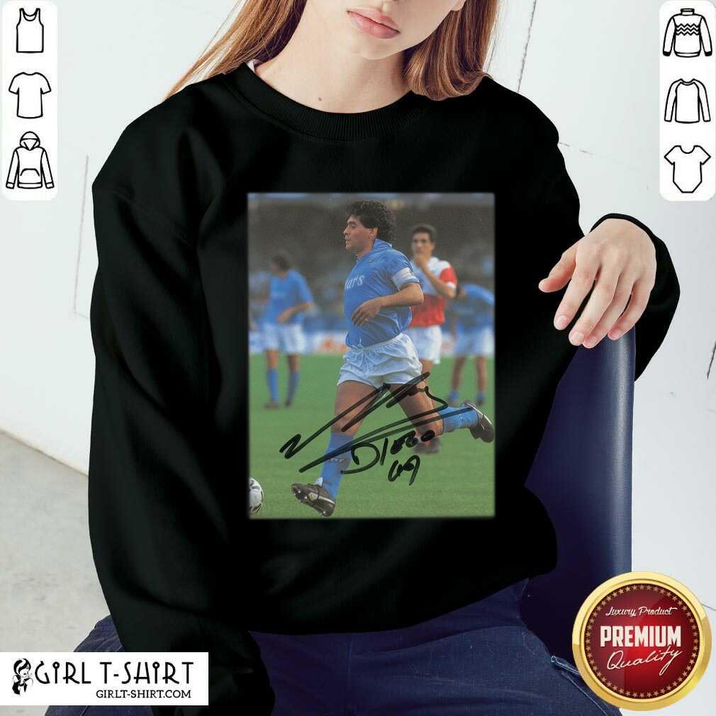 Wonder Rip Diego Maradona Legend Never Die Signature Shirt - Image 4