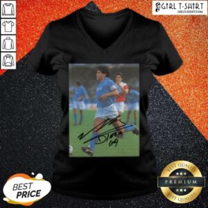 Alternative view of Wonder Rip Diego Maradona Legend Never Die Signature Shirt