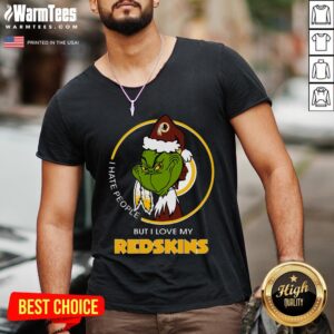 Alternative view of Wonderful I Hate People But I Love My Redskins Shirt