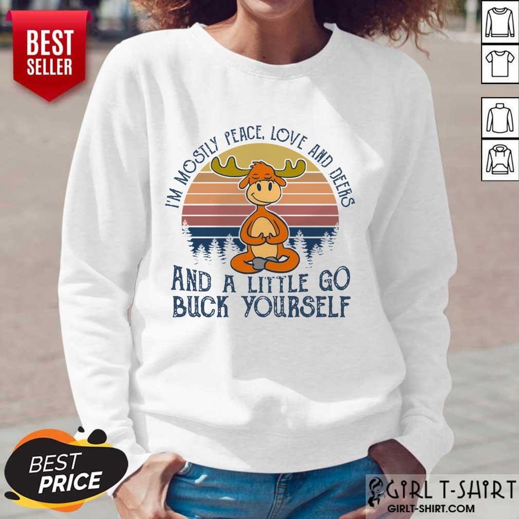 Wonderful Reindeer Deers And A little Go Buck Yourself Shirt - Image 5