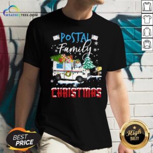 Alternative view of Work Postal Family Christmas Shirt