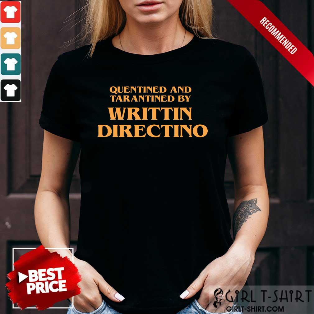 Writtin Directino Shirt