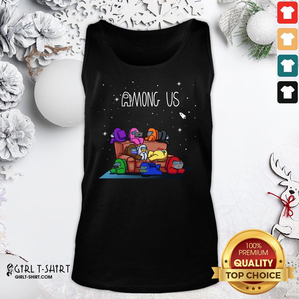 Yellow Among Us The Space Galaxy Finding Impostor Shirt - Image 3