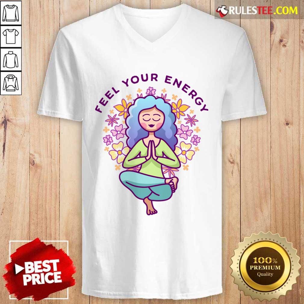 Yoga Feel Your Energy Strong Girl Shirt - Image 5
