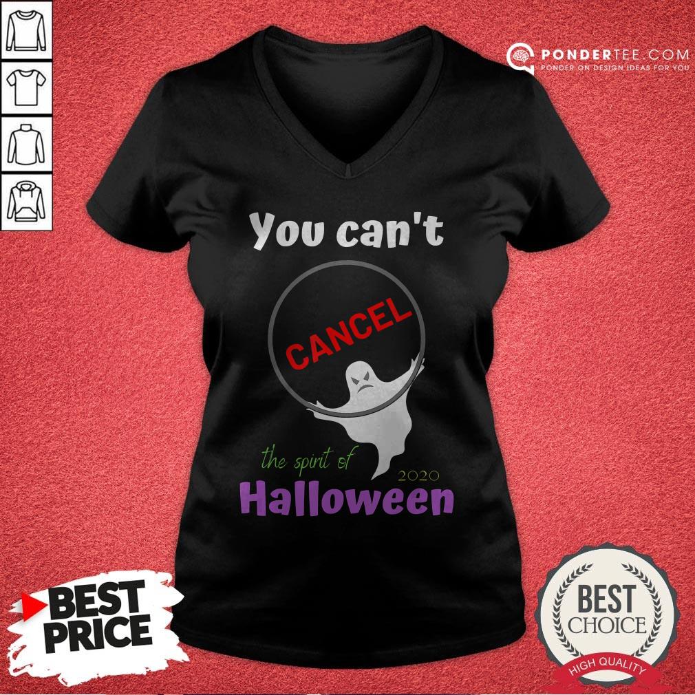 You Can’t Cancel Halloween - Halloween Spirt 2020 Lives On Shirt - Image 3