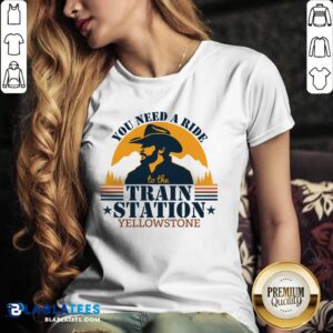 Alternative view of You Need A Ride To The Train Station Yellowstone Shirt