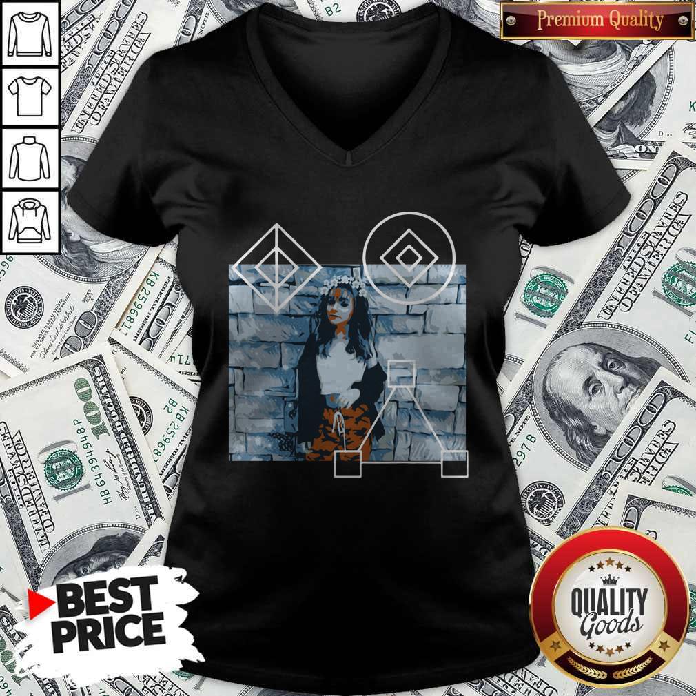 Zoe Laverne Merch Abstract Zoe Laverne Merch Grey Shirt - Image 4